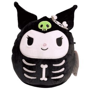 Squishmallow Kellytoy Plush  8" Kuromi Skeleton Hello Kitty Sanrio